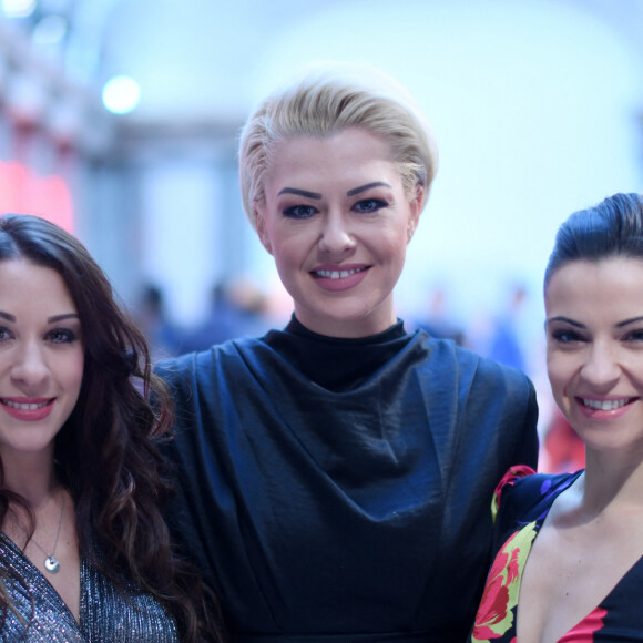 Candice Pascal, Katrina Patchett et Denitsa Ikonomova lors du déjeuner d'affaires "Edition Spéciale Femmes" de la 5ème édition du Chinese Business Club à l'occasion de la journée internationales des droits des femmes au Pavillon Cambon Potel et Chabot, à Paris, France, le 9 mars 2020. M.Bellucci a été élue "Femme de l'Année 2020". Le Chinese Business Club, créé à Paris par H.Parisot a pour vocation de développer et renforcer les liens économiques et amicaux entre la Chine et la France et de multiplier les investissements bilatéraux.La plupart des sociétés chinoises sont présentes aux déjeuners officiels du Chinese Business Club. Tous les secteurs d'activités sont concernés: univers du luxe, agroalimentaire, laboratoires pharmaceutiques, aéronautique, industrie lourde, tourisme, ... Sont également présents des ambassadeurs de pays africains et européens, des fonds d'investissements chinois, des agences réceptives spécialisées dans les riches touristes asiatiques en France, des diplomates et de nombreux conseillers du Consulat et de l'Ambassadeur de Chine. Par son influence, le Chinese Business Club joue depuis sa création en 2012 un rôle décideur majeur dans la coopération économique franco-chinoise. © Rachid Bellak/Bestimage