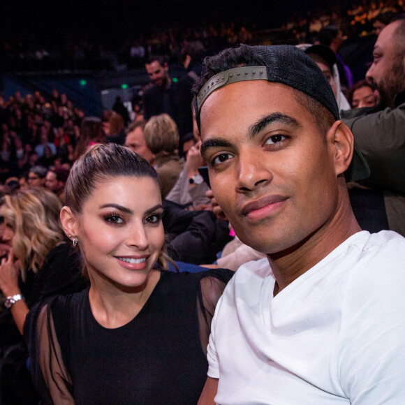 Exclusif - Terence Telle et Candice Pascal - People au spectacle de Malik Bentalha "Encore" au Dôme de Paris - Palais des Sports à Paris le 20 février 2020. © Cyril Moreau/Bestimage20/02/2020 - Paris