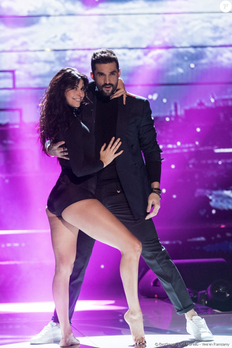 Florent Mothe Danse Avec Les Stars Exclusif - Florent Mothe et Candice Pascal (Danse avec les Stars 7) -  Enregistrement de l'émission Cette Soirée Là, la suite au Zénith de Paris  le 8 et 9 janvi - Purepeople