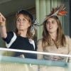 Sarah Ferguson et la princesse Beatrice d'York assistent aux courses du Royal Ascot 2017 à Londres le 23 juin 2017. 23 June 2017.