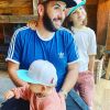 Laurent Ournac avec ses enfants Capucine et Léon, le 4 juillet 2020, sur Instagram