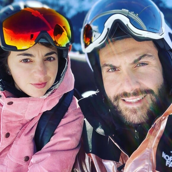 Laurent Ournac et Ludivine au ski, le 31 décembre 2019