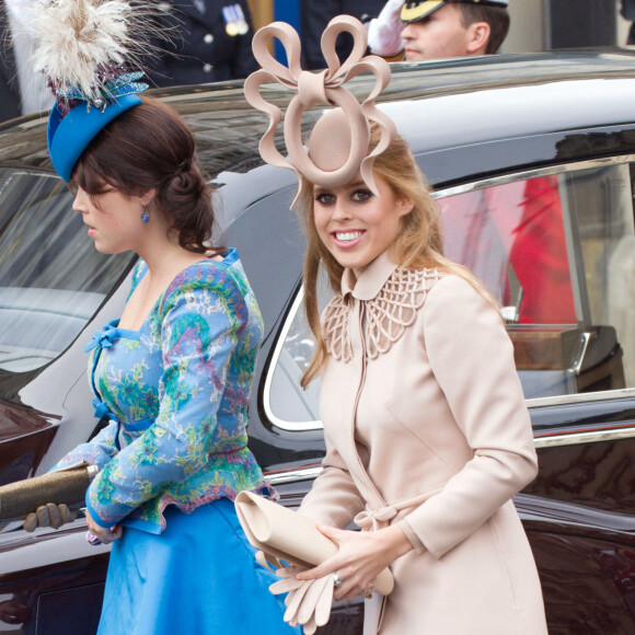 Les princesses Beatrice et Eugenie au mariage du prince William et Kate Middleton à Londres, en 2011.