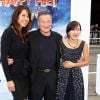 Robin Williams, Zelda Williams, Susan Schneider en 2011.