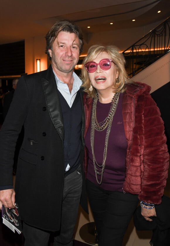 Exclusif - Richard Caillat, Amanda Lear - Première de la comédie musicale "Funny Girl" à Paris le 13 novembre 2019. © Guirec Coadic/Bestimage