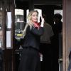 Amber Heard arrive à la cour royale de justice à Londres, pour le procès en diffamation contre le magazine The Sun Newspaper. Le 23 juillet 2020.