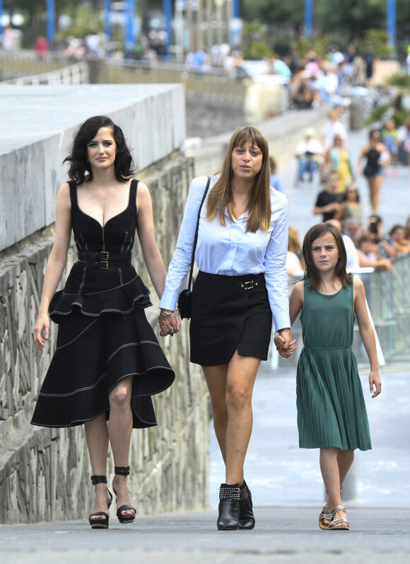 Eva Green, Alice Winocour, Zélie Boulant au photocall du film "Proxima" lors du 67ème festival du film de San Sebastian le 21 septembre 2019.