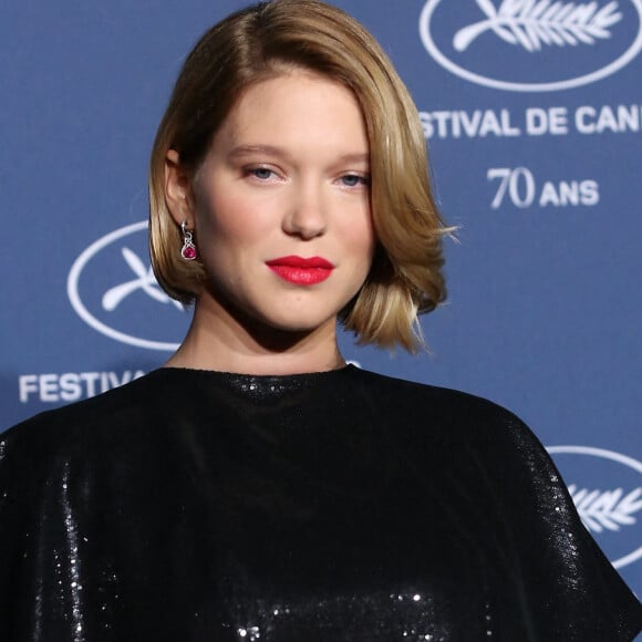 Léa Seydoux enceinte - Soirée à l'occasion des 70 ans du tout premier festival de Cannes à l'école des Beaux Arts à Paris, le 20 Septembre 2016. © Dominique Jacovides/Bestimage