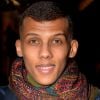 Le chanteur Stromae - Arrivées au défilé de mode hommes Valentino collection prêt-à-porter Automne Hiver 2015/2016 à l'hôtel Salomon de Rothschild à Paris, le 21 janvier 2015.