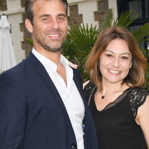 Shirley Bousquet et son compagnon Charles lors de l'inauguration de l'hôtel Barrière Le Grand Hôtel Dinard, après cinq mois de rénovation, à Dinard, France, le 15 juin 2019.  © Coadic Guirec/Bestimage