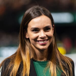 Marine Lorphelin (Miss France 2013) assiste au match "Rafael Nadal - Adrian Mannarino (7/5-6/4)" lors du tournoi Rolex Paris Masters 2019, le 30 octobre 2019. © Perusseau-Veeren/Bestimage