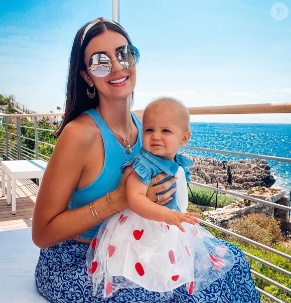 Martika avec sa fille Mia, le 24 juillet 2020
