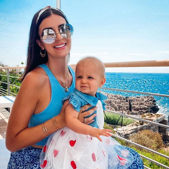 Martika avec sa fille Mia, le 24 juillet 2020