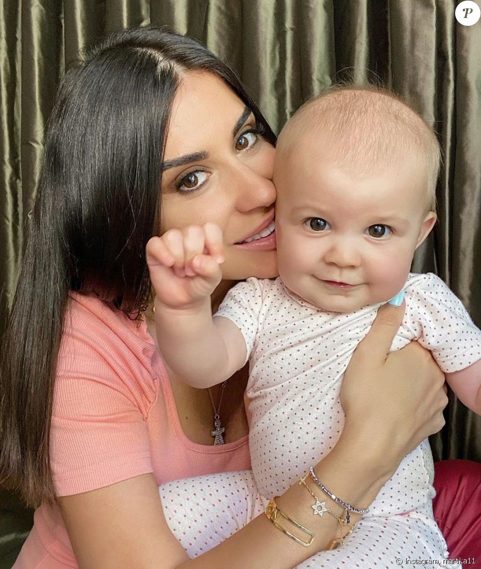Martika et sa fille Mia, le 10 juin 2020
