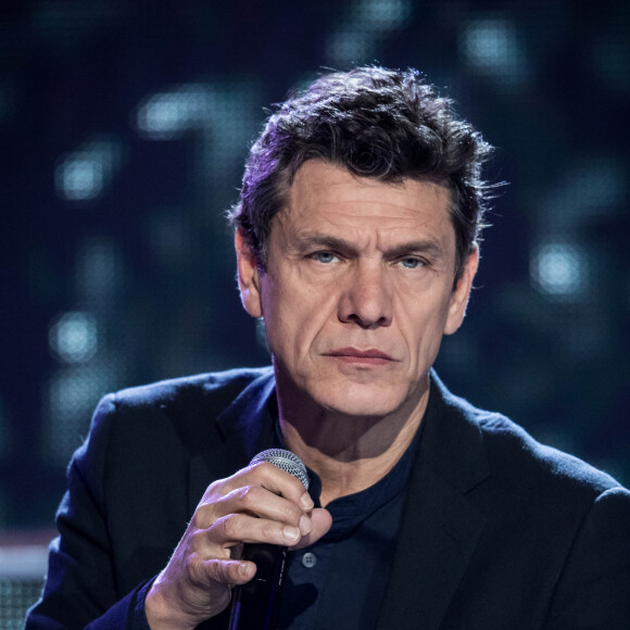 Exclusif - Marc Lavoine - Emission hommage à "Grégory Lemarchal, 10 ans après l'histoire continue" au Zénith de Paris et retransmis en direct sur TF1 le 7 janvier 2017. © Cyril Moreau/Bestimage