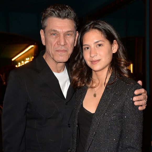 Marc Lavoine et sa compagne Line Papin à la générale de presse du spectacle musicale "Les Souliers Rouges" aux Folies Bergères à Paris, France, le 4 février 2020. © Veeren/Bestimage