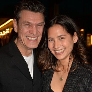 Marc Lavoine et sa compagne Line Papin à la générale de presse du spectacle musicale "Les Souliers Rouges" aux Folies Bergères à Paris, France, le 4 février 2020. © Veeren/Bestimage