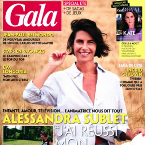 Alessandra Sublet en couverture de "Gala", le 6 août 2020.