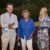 Exclusif - Benjamin Griveaux, Jacqueline Franjou, Julia Minkowski et Michel Boujenah arrivent pour la représentation de la pièce "Hugo au bistrot" sur la scène du théâtre de Verdure lors de la 36ème édition du Festival de Ramatuelle, France, le 7 août 2020. © Cyril Bruneau/Festival de Ramatuelle/Bestimage