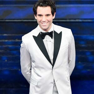 Mika en concert lors de la 70ème édition du festival de Sanremo, le 6 février 2020.