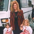 Sarah Ferguson et ses filles Beatrice et Eugenie en 1994.