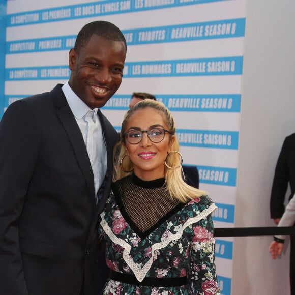 Info du 12 Août 2020 ( Abd Al Malik est à nouveau papa pour la 4 ème fois. Sa femme la chanteuse Wallen a donné naissance il y a un mois.) - Abd Al Malik et sa femme Wallen à la première de "The Music of Silence" lors du 43ème Festival du Cinéma Américain de Deauville, le 6 septembre 2017. © Denis Guignebourg/Bestimage