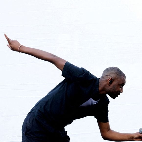 Info du 12 Août 2020 ( Abd Al Malik est à nouveau papa pour la 4 ème fois. Sa femme la chanteuse Wallen a donné naissance il y a un mois.) - Exclusif - Rendez-vous avec Abd al Malik lors de la 36ème édition du Festival de Ramatuelle. Le 9 août 2020 © Luc Boutria / Nice Matin / Bestimage