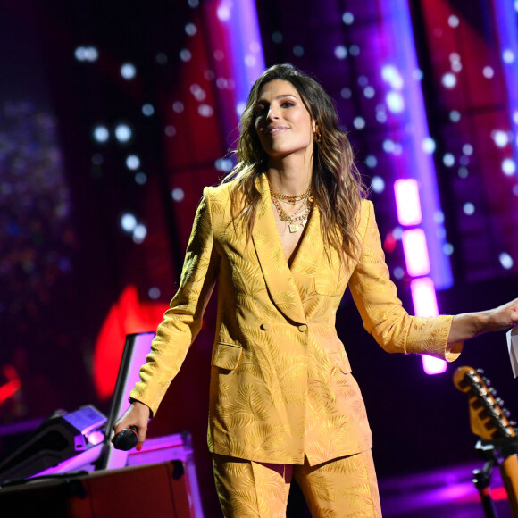 Exclusif - Scène - Laury Thilleman - Direct de l'émission "Tous ensemble pour la musique" pour la fête de la musique 2020 à l'AccorHotels Arena à Paris le 19 juin 2020. © Cyril Moreau / Veeren Ramsamy / Bestimage