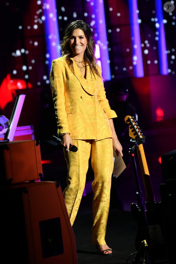 Exclusif - Scène - Laury Thilleman - Direct de l'émission "Tous ensemble pour la musique" pour la fête de la musique 2020 à l'AccorHotels Arena à Paris le 19 juin 2020. © Cyril Moreau / Veeren Ramsamy / Bestimage