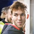 Le Français Pierre Gasly, 2ème - Le Français Pierre Gasly remporte la deuxième place à l'issue du Grand Prix de Formule 1 du Brésil à Sao Paulo, le 17 novembre 2019.