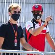  Pierre Gasly, AlphaTauri, and Antonio Giovinazzi, Alfa Romeo - FORMULE 1 : Grand prix de Grande-Bretagne à Silverstone le 31 juillet 2020. © Mortorsport / Panoramic / Bestimage 
