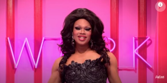 Zavion Davenport, alias Chi Chi Devayne, dans l'émission "RuPaul's Drag Race".