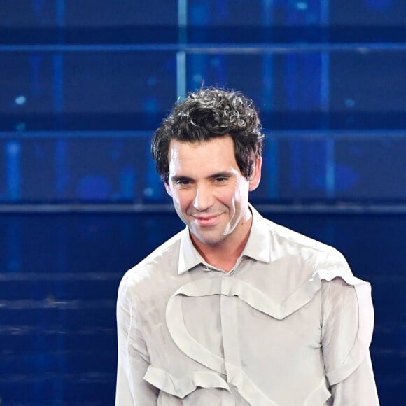 Mika en concert lors de la 70ème édition du festival de Sanremo, le 6 février 2020.