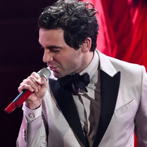 Mika en concert lors de la 70ème édition du festival de Sanremo, le 6 février 2020.