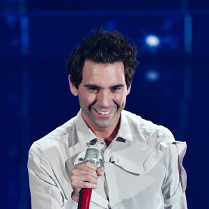 Mika en concert lors de la 70ème édition du festival de Sanremo, le 6 février 2020.