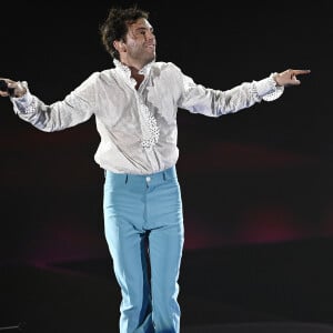 Mika en concert à Padoue en Italie le 1er février 2020.