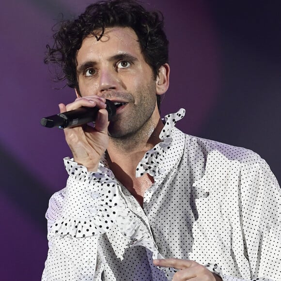 Mika en concert à Padoue en Italie le 1er février 2020.