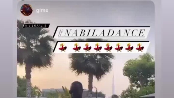 Gims se moque de Nabilla sur Instagram, 25 août 2020.