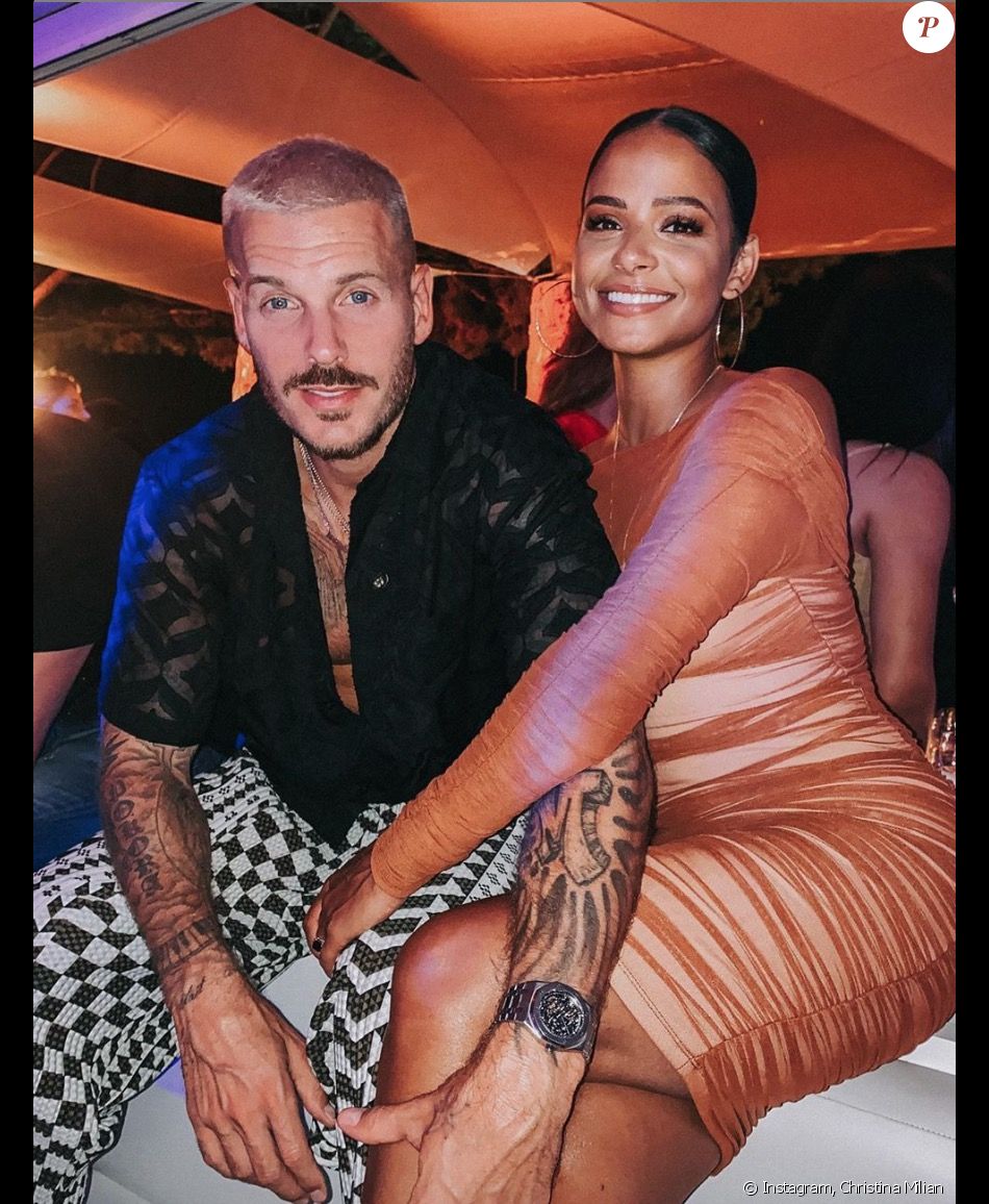 M Pokora Et Christina Milian Sur Instagram Le 2 Août 2020 Purepeople 