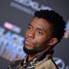 Chadewick Boseman à la première de "Black Panther" à Los Angeles.