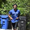 Exclusif - Chadwick Boseman fait son jogging à Los Angeles, le 13 juin 2020. @The ImageDirect / Bestimage