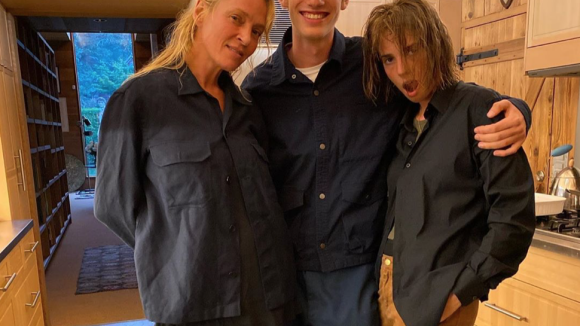 Uma Thurman : Maman cool avec ses deux enfants, Maya et Levon