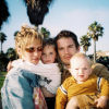 Uma Thurman, Ethan Hawke et leurs deux enfants Maya et Levon. Photo d'archives publiée le 12 décembre 2018.