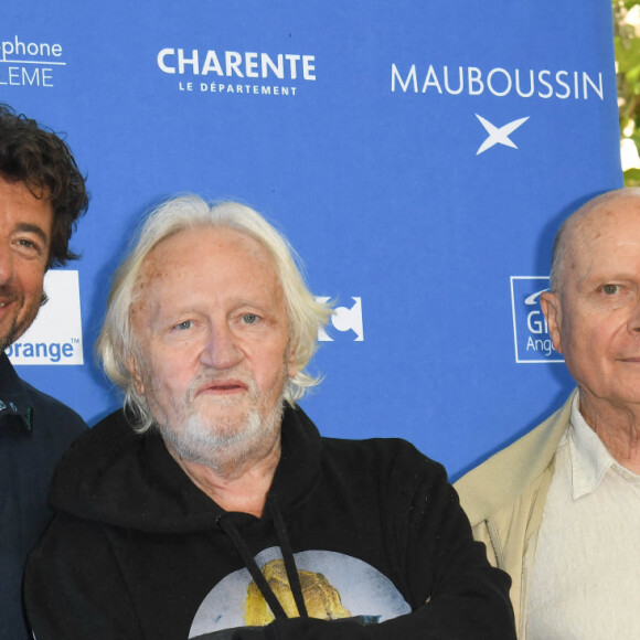 Patrick Bruel, Niels Arestrup et Bernard Stora - Photocall du film "Villa Caprice" - Festival du film Francophone d'Angoulême 2020 le 1er septembre 2020. © Guirec Coadic / Bestimage