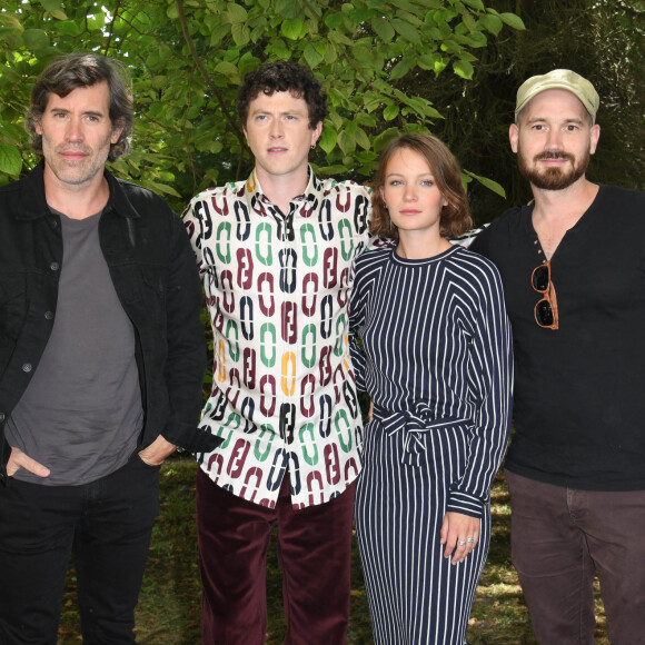 Jalil Lespert, Diane Rouxel, Finnegan Oldfield et Naël Marandin - Photocall du film "La terre des hommes" - Festival du film Francophone d'Angoulême 2020 le 31 Août 2020. © Guirec Coadic / Bestimage