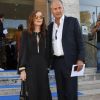 Isabelle Huppert et Hippolyte Girardot lors de la cérémonie de clôture et remise de prix du Festival du film Francophone d'Angoulême 2020 le 2 septembre 2020. © Coadic Guirec / Bestimage