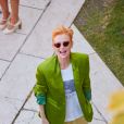 Tilda Swinton à son arrivée à l'hôtel Excelsior lors de la 77ème édition du Festival international du film de Venise, la Mostra. Le 3 septembre 2020