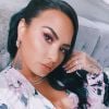 Demi Lovato a posté cette photo dévoilant son nouveau tatouage dans le cou, sur Instagram.