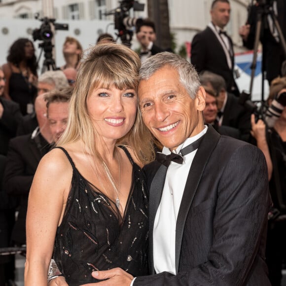 Nagui et sa femme Mélanie Page - Montée des marches du film "Douleur et Gloire" lors du 72ème Festival International du Film de Cannes. Le 17 mai 2019 © Jacovides-Moreau / Bestimage