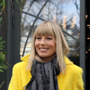 Mélanie Page - Arrivées des people à l'enregistrement de l'émission "Vivement dimanche " à Paris le 19 février 2020.